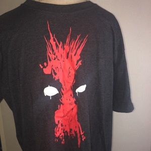 Deadpool XL Marvel Short Sleeve Short Grey Splater